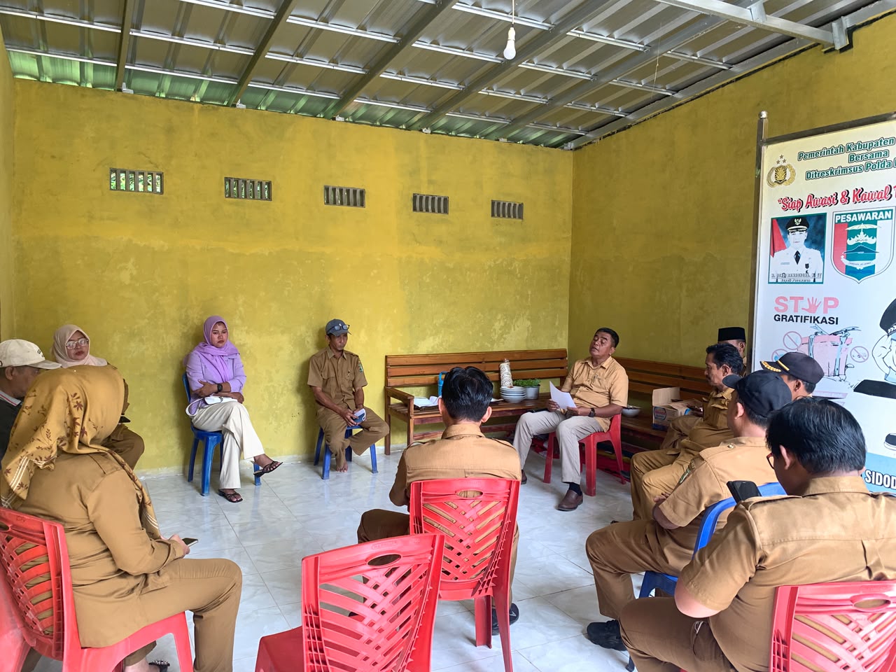 Pemerintah Desa Sidodadi Gelar Rapat Laporan Pertanggungjawaban dan Pembubaran Panitia Harlah Desa Sidodadi ke-92